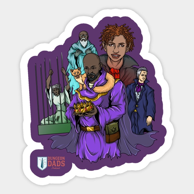 Ionus Silchavind, Family Portrait Sticker by dungeondads